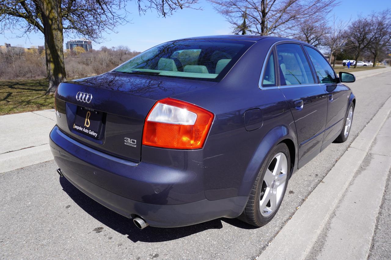 2002 Audi A4 3.0L QUATTRO / LOW KM'S / DEALER SERVICED / LOCAL Photo3