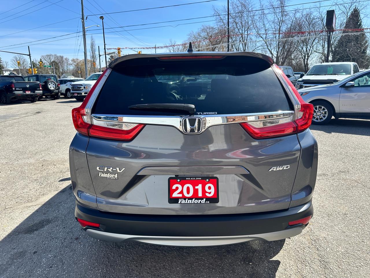 2019 Honda CR-V EX AWD HTD Cloth Sunroof SmartPhone Backup Cam A/C Photo3