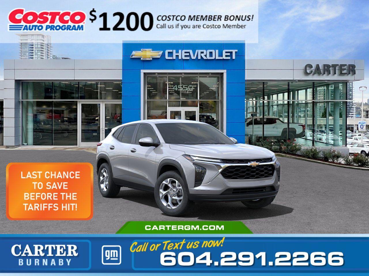 New 2025 Chevrolet Trax | Beat the Tariffs — Lock In Your Price Now! for sale in Burnaby, BC