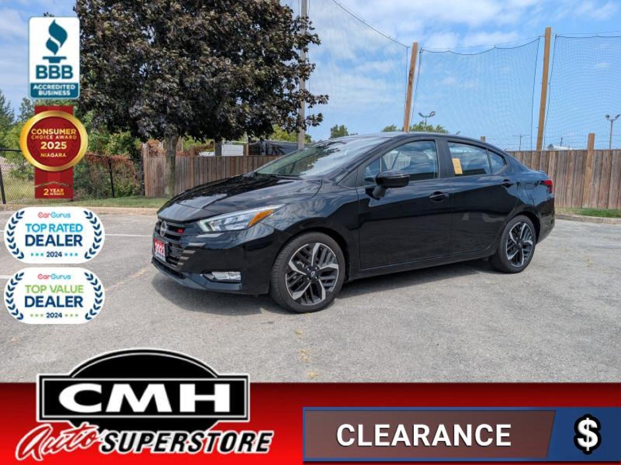 2023 Nissan Versa SR  CAM BLIND-SPOT APPEL-CP REM-START