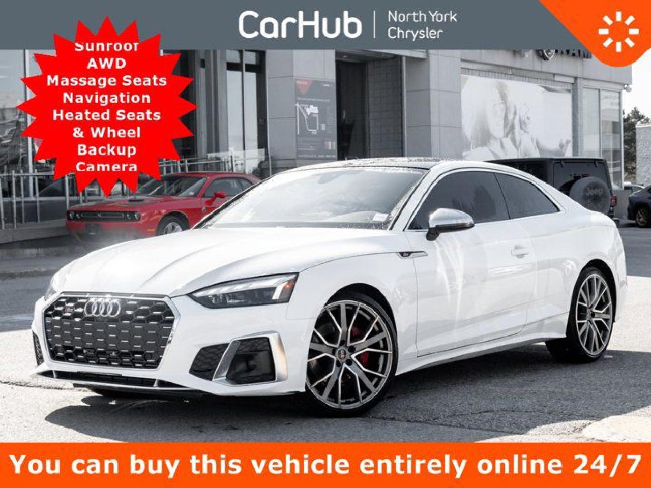 Used 2023 Audi S5 Coupe Progressiv AWD Sunroof Massage Seats Navi Heated Seats Backup Cam for sale in Thornhill, ON