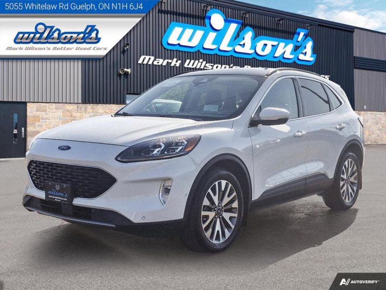 Used 2020 Ford Escape Titanium Hybrid AWD | Leather | Pano Roof | Nav | B&O Audio | Heated Steering + More ! for sale in Guelph, ON