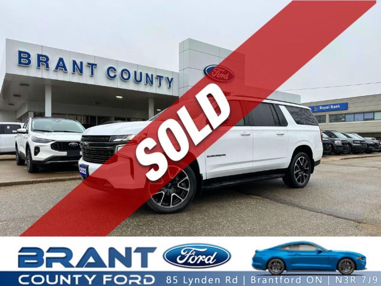 Used 2022 Chevrolet Suburban SOLD BY MIKE M. THANK YOU! for sale in Brantford, ON