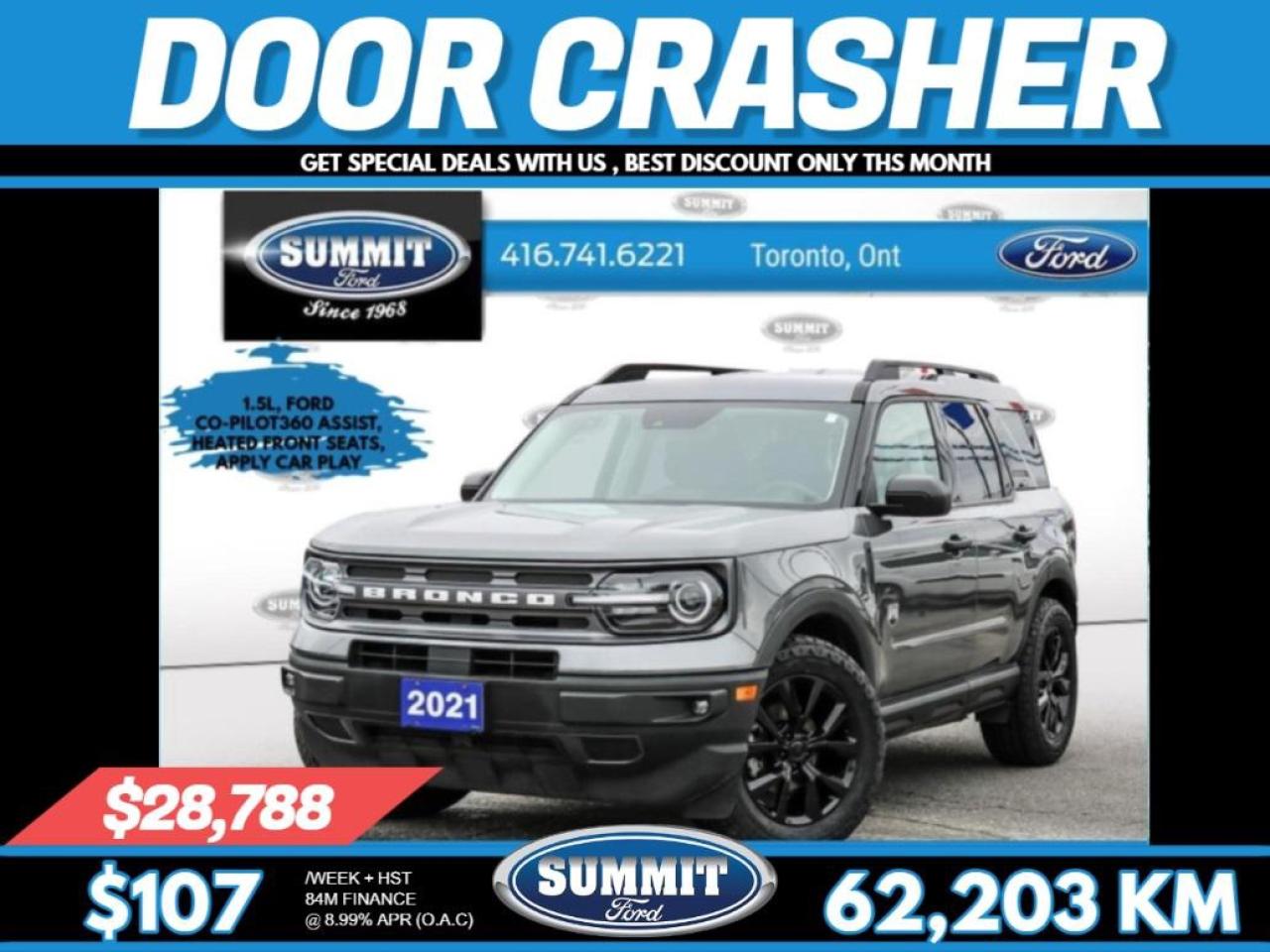 Used 2021 Ford Bronco Sport BIG BEND for sale in Etobicoke, ON