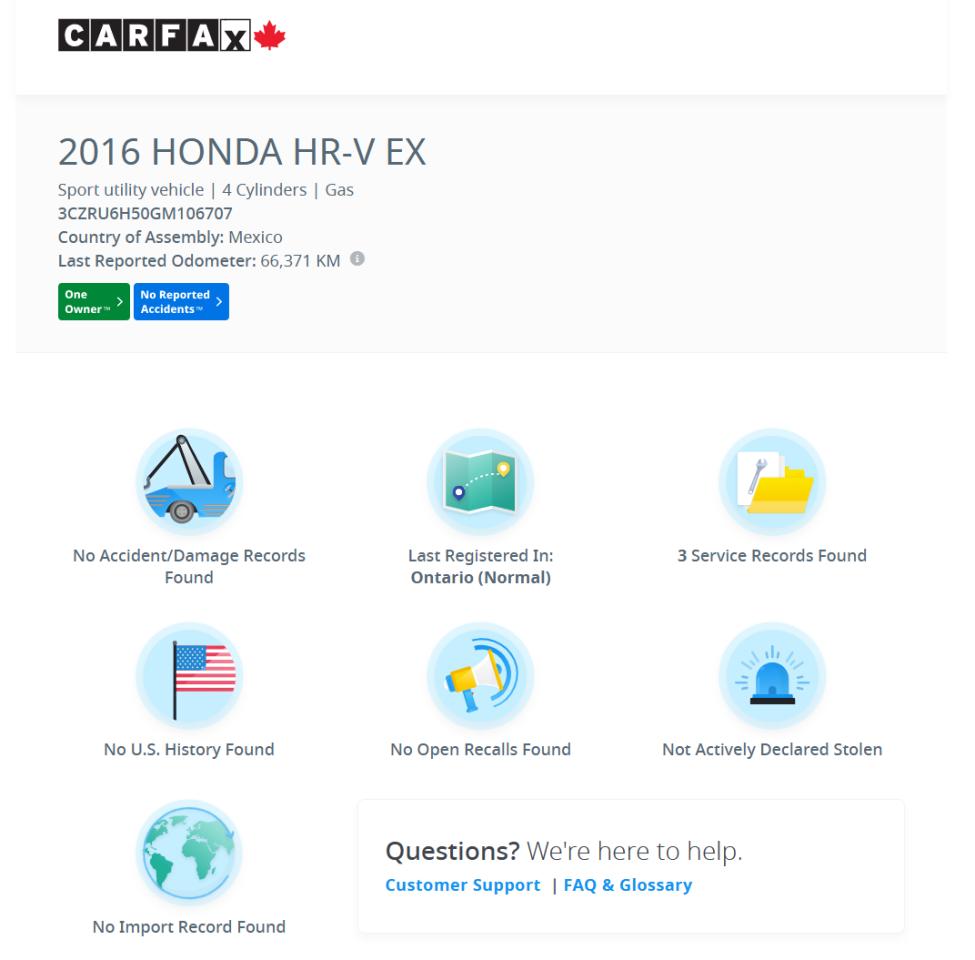 2016 Honda HR-V EX+Camera+Heated Seats+One Owner+CLEAN CARFAX - Photo #5
