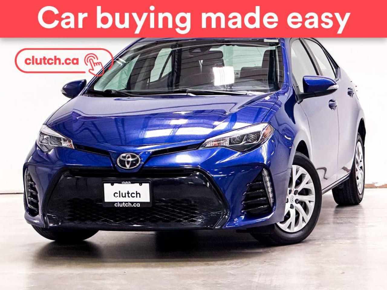 Used 2018 Toyota Corolla SE w/ Heated Front Seats, Rearview Camera, Cruise Control for sale in Toronto, ON
