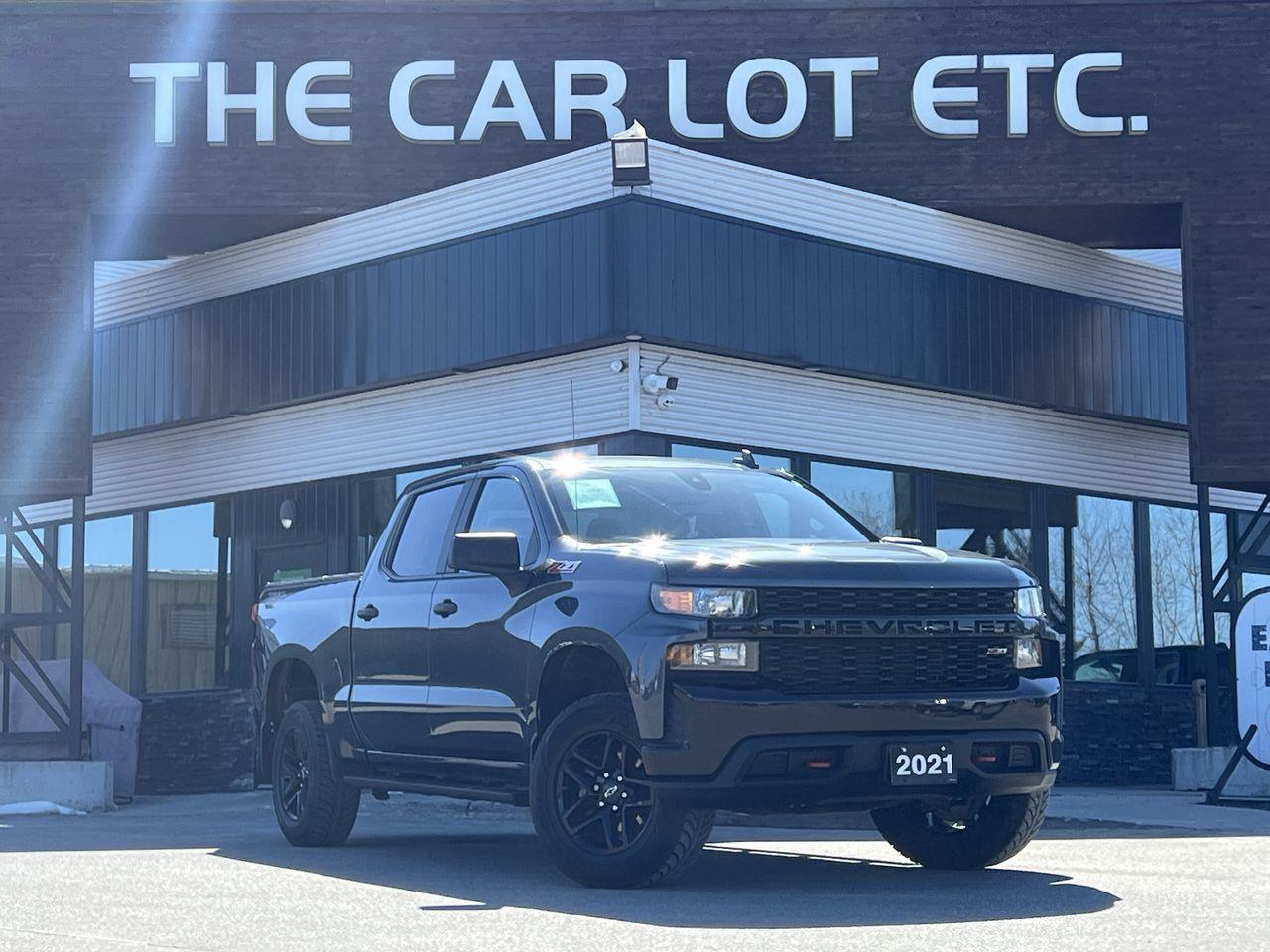 Used 2021 Chevrolet Silverado 1500 Custom Trail Boss APPLE CARPLAY/ANDROID AUTO, 6 PASSENGER, SIRIUS XM, BACK UP CAM, CRUISE CONTROL! for sale in Sudbury, ON