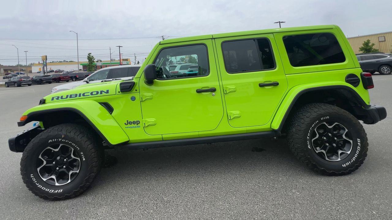 2021 Jeep Wrangler Unlimited 4xe Rubicon HYBRID 4Xe!! HEATED LEATHER SEATS, NAV, REMOVEABLE HARD TOP, REMOTE START!! Photo4