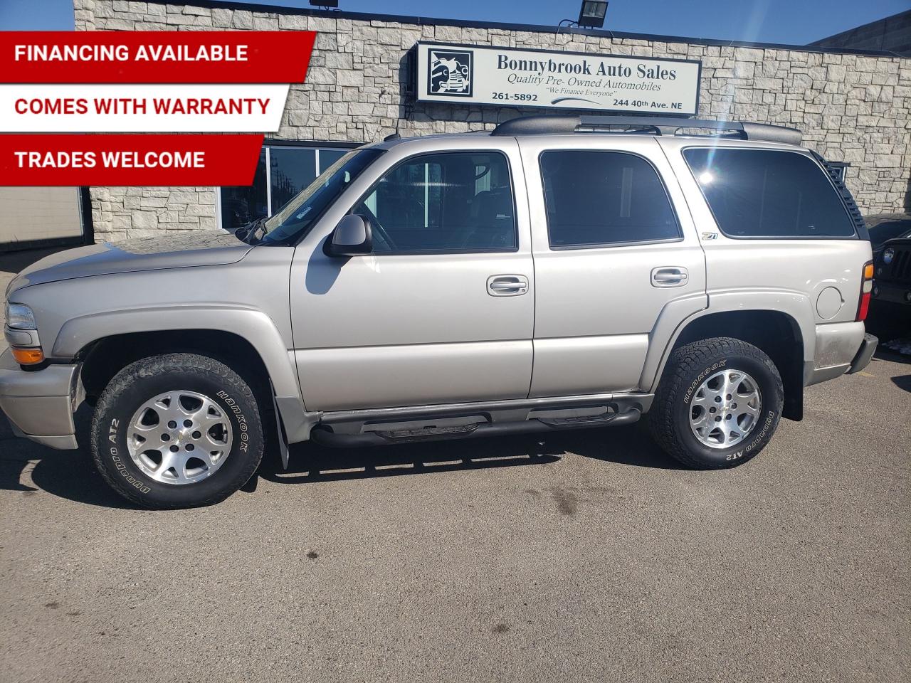 Used 2004 Chevrolet Tahoe 4X4  Z71 OFF ROAD /LEATHER/SUNROOF/HEATED SEATS for sale in Calgary, AB