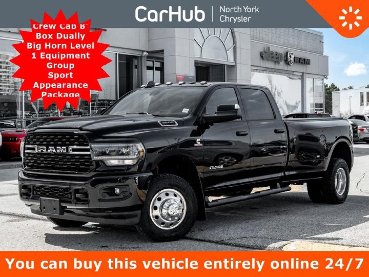 Used 2022 RAM 3500 Big Horn Crew Cab 8' Box Dually 4WD Big Horn Level 1 Equipment Group Sport Appearance Package for sale in Thornhill, ON