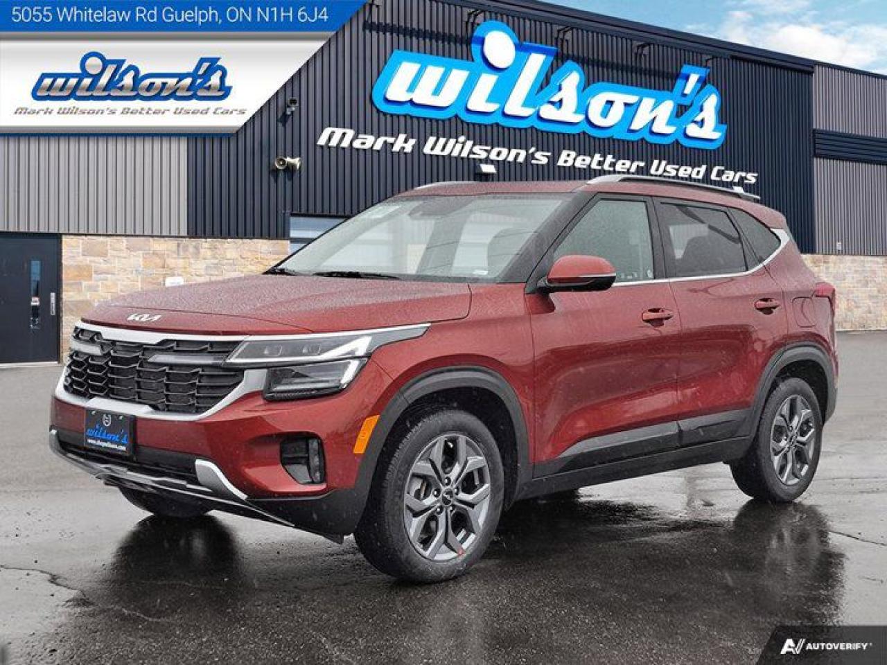 Used 2025 Kia Seltos EX AWD | Leather | Sunroof | Heated Steering + Seats | CarPlay + Android | Rear Camera | and More ! for sale in Guelph, ON