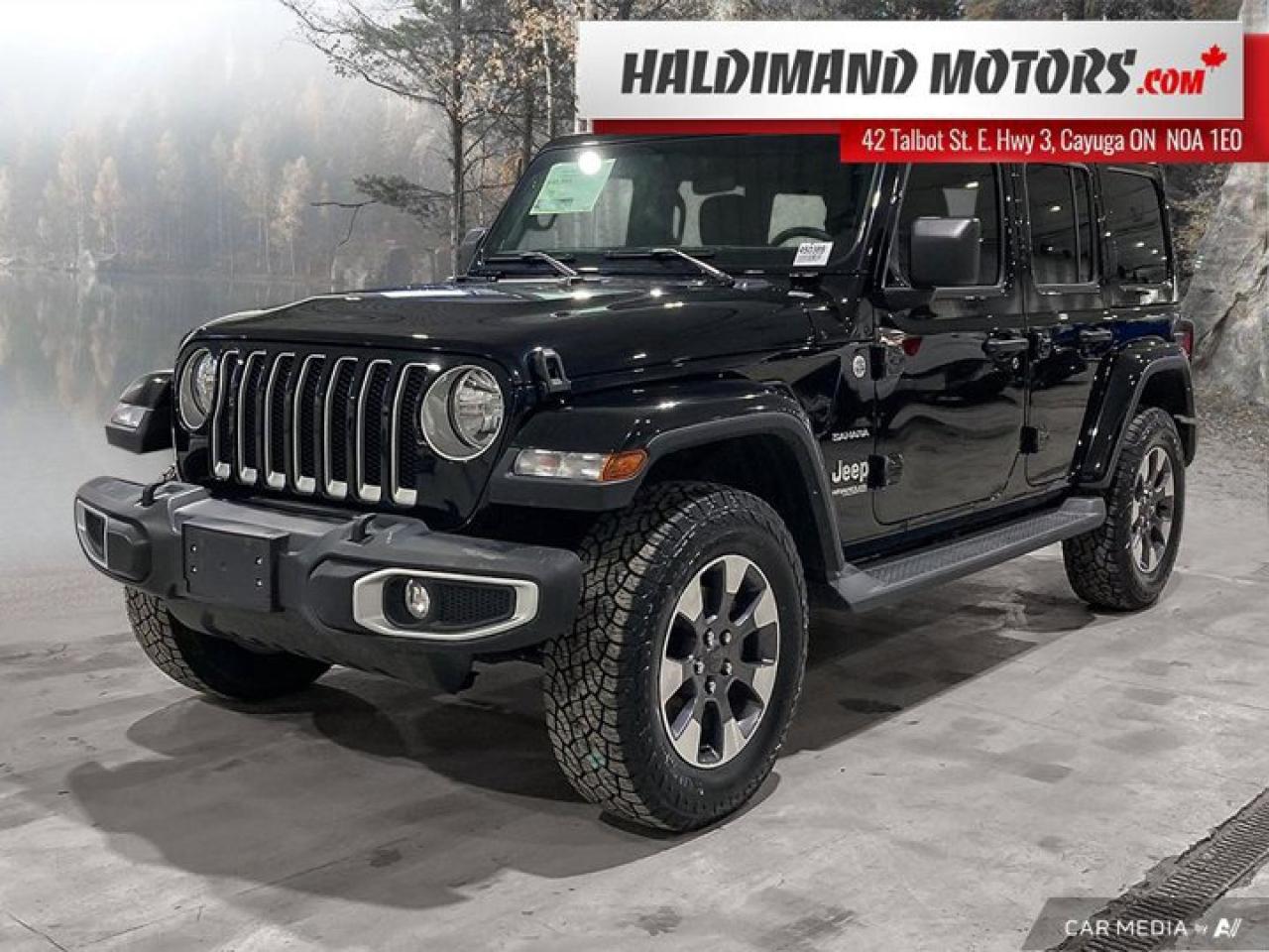 Used 2021 Jeep Wrangler Unlimited Sahara for sale in Cayuga, ON