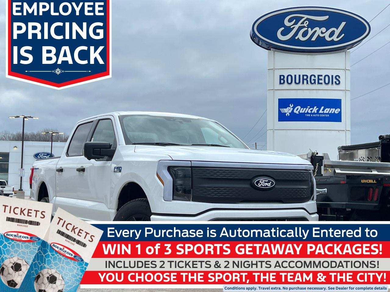 New 2025 Ford F-150 Lightning XLT 4WD SuperCrew 5.5' Box for sale in Midland, ON