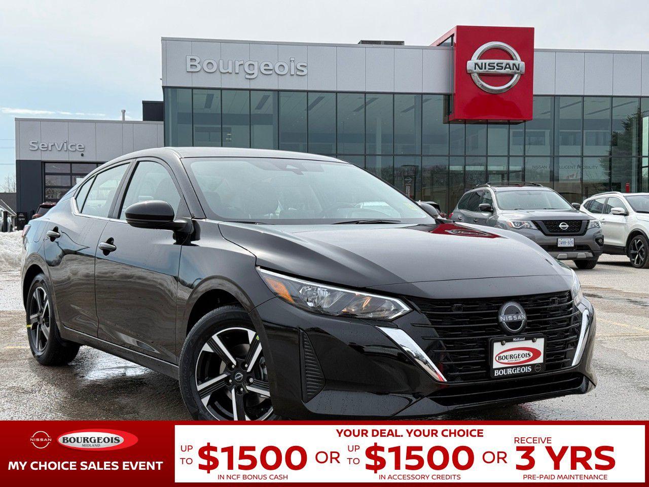 New 2025 Nissan Sentra SV CVT for sale in Midland, ON