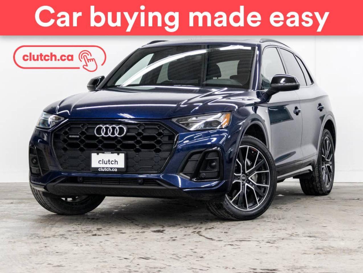 Used 2022 Audi Q5 45 Progressiv AWD w/ Apple CarPlay & Android Auto, Nav, Panoramic Moonroof for sale in Bedford, NS