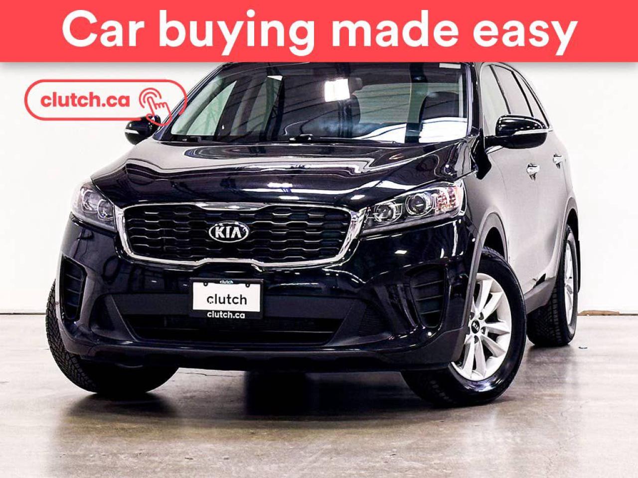 NO ACCIDENTS / CLEAN CARFAX / Climate Control, Auxiliary Audio Input, Bluetooth Music and more!<br> <br>Clutch is the largest online used car retailer in Canada, delivering a seamless, hassle-free car-buying experience to drivers everywhere. Shop hundreds of used cars online, get the right one delivered to your door, and enjoy peace of mind with our optional 10-Day Money-Back Guarantee. How sweet is that? To learn more, visit clutch.ca.<br> <br>The top features for this 2019 Kia Sorento include:<br> <br>Front Heated Seats<br>Climate Control<br>Auxiliary Audio Input<br>Bluetooth Music<br>Touchscreen Display<br>Cruise Control<br>12V Outlet<br>Apple CarPlay<br>Android Auto<br>Wireless Charging<br>USB Input<br>Push Button Start<br>Heated Steering Wheel<br>Rear View Camera<br> <br>Seamless home delivery - Delivery to your door in a matter of days. Available on select packages.<br> <br>Try it out for 10 days - If you do not like it, we will take it back. Available on select packages. <br> <br>Quality assured - All cars go through our rigorous 210-point inspection and reconditioning process.<br> <br>Peace of mind - Optional 3-month Standard Warranty, with additional warranty options available.<br> <br>Haggle-free - No haggling or hard sells.<br> <br>100% Transparency - Full inspection reports on every car, including high-res photography and a free Carfax report.<br> <br>Listed price is for cash purchase only and does not include taxes, Shipping Fees (if applicable), Delivery Fees (if applicable), government licensing fees. 10-day Money Back Guarantee, 3-month Standard Warranty, and home delivery are available with select packages.<br> <br>Previous Provincial Registrations:<br>Ontario<br> <br>Stock # 48689