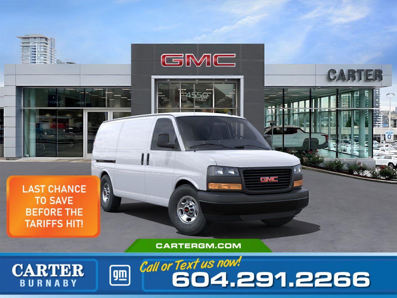 New 2025 GMC Savana Cargo Van RWD 2500   Beat the Tariffs Today! for sale in Burnaby, BC