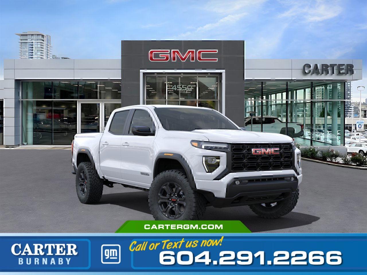 New 2025 GMC Canyon ELEVATION 4WD | 310 HP TURBOMAX ENG/TRAILERING SYS for sale in Burnaby, BC