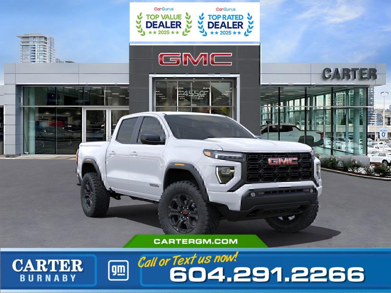 New 2025 GMC Canyon ELEVATION 4WD | 310 HP TURBOMAX ENG/TRAILERING SYS for sale in Burnaby, BC