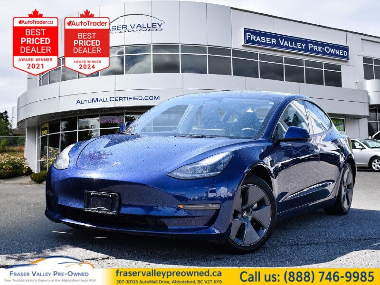 Used 2023 Tesla Model 3 LONG RANGE  - $157.96 /Wk for sale in Abbotsford, BC
