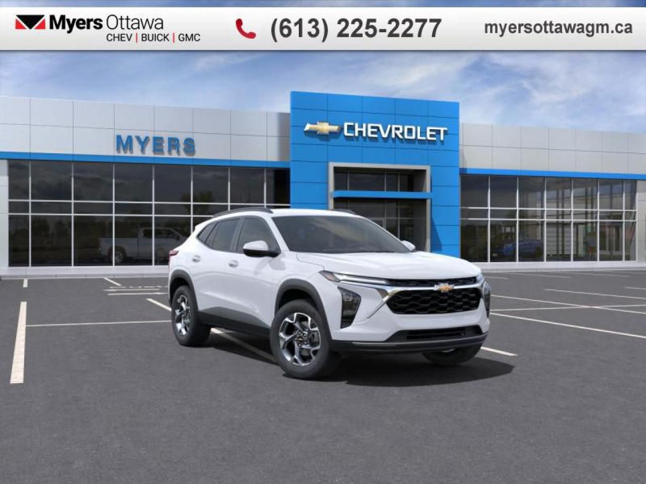 New 2025 Chevrolet Trax LT  TRAX, LT, WHITE ON BLACK for sale in Ottawa, ON