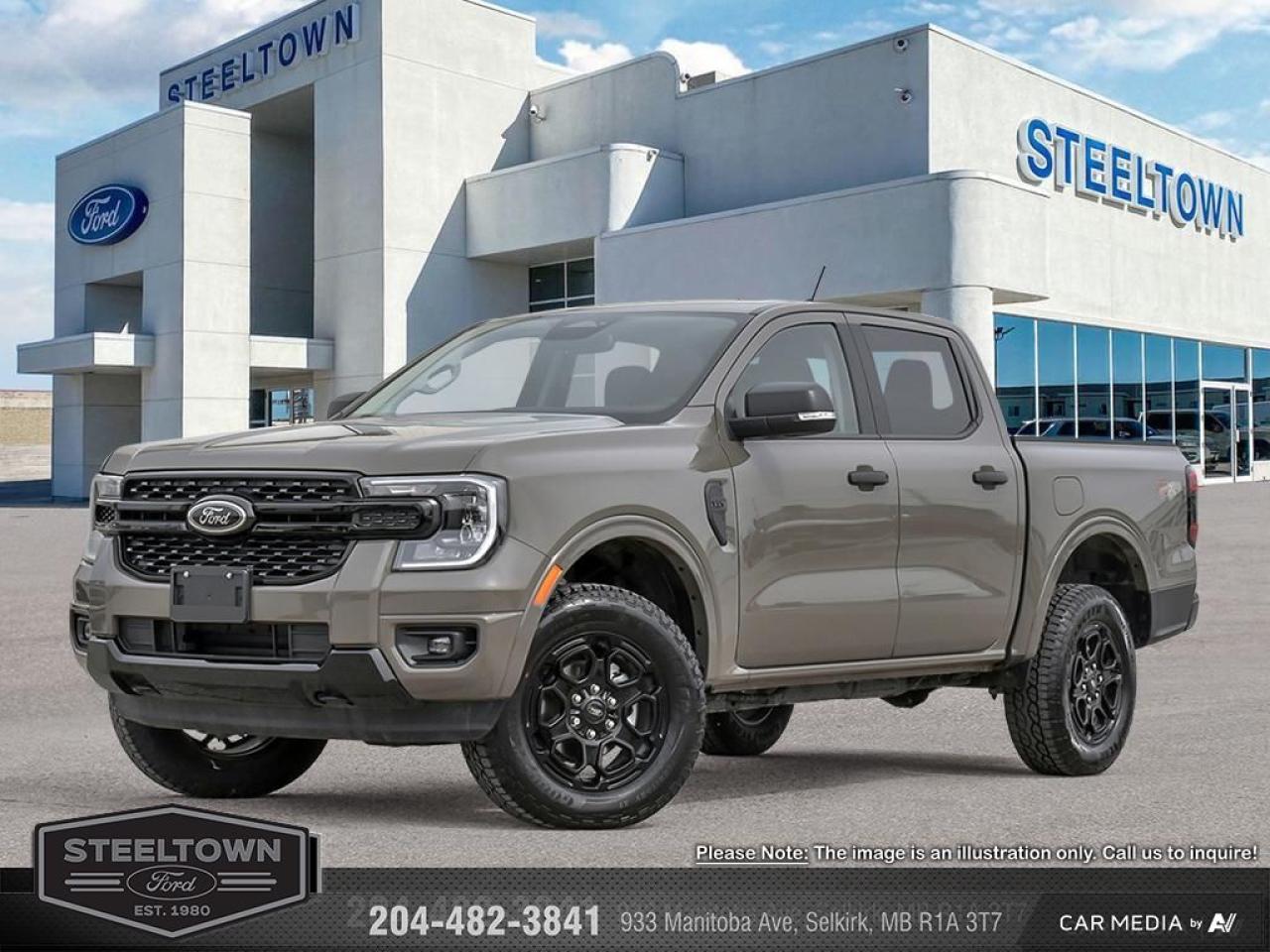 New 2025 Ford Ranger XLT  - Navigation -  Remote Start for sale in Selkirk, MB
