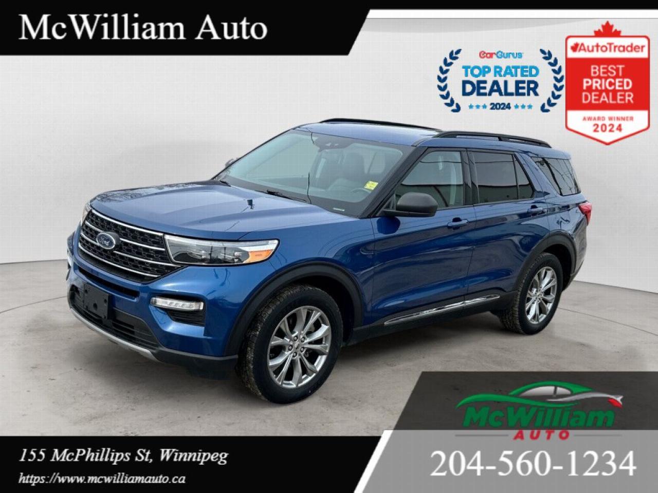 Used 2020 Ford Explorer XLT |HTD LTHR SEATS & STEERING|BACK UP CAM|MOON ROOF| for sale in Winnipeg, MB