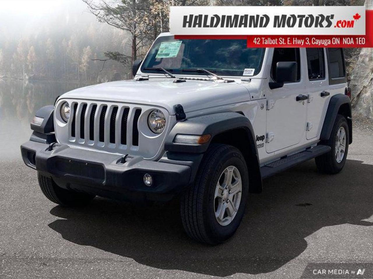 Used 2021 Jeep Wrangler UNLIMITED SPORT for sale in Cayuga, ON