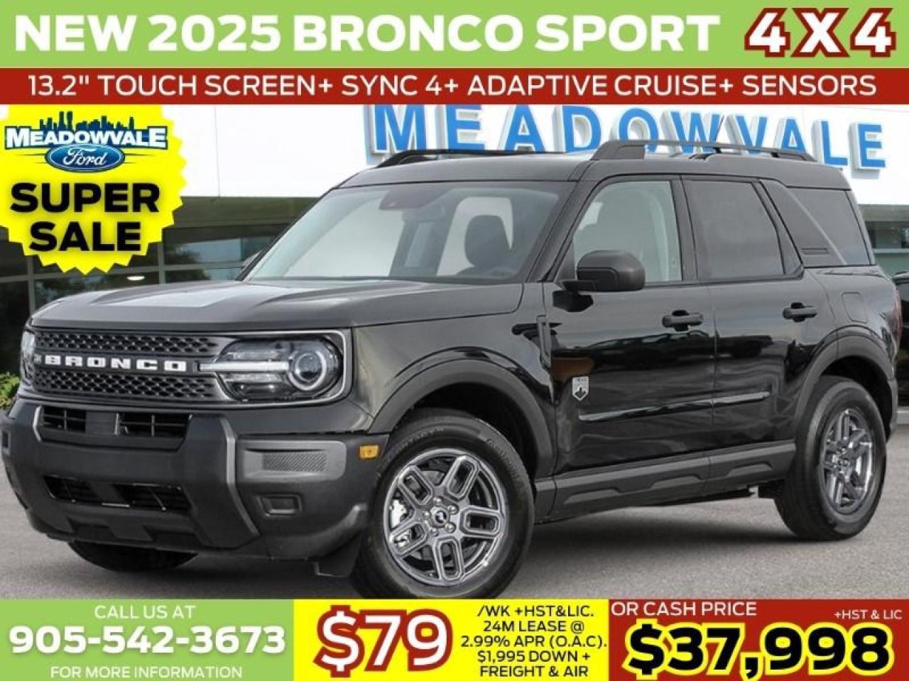New 2025 Ford Bronco Sport BIG BEND for sale in Mississauga, ON