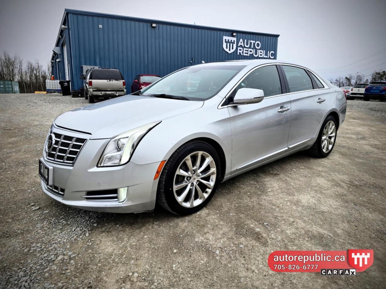 Gorgeous full size sedan <br/> Loaded with leather seats, power adjustable seats with memory, heated and ventilated seats, power panoramic sunroof, Bluetooth, Navigation, Backup camera, line detection, Push to Start, Remote Start, heads up display, power e-brake, Remote trunk release, front and back parking sensors, cruise control, AC with dual zone climate control, Bose premium stereo, alloy wheels, power locks and windows, tilt steering, automatic headlights, remote keyless entry, trip computer and much more ... <br/> <br/> <br/> Comes Safety Certified <br/> <br/> <br/> Gorgeous color combination - shiny silver exterior on black clean interior. <br/> Smoke free, odor free interior. <br/> <br/> <br/> Link to YouTube walkaround vide: <br/> https://www.youtube.com/watch?v=yCN-HTa1hd4 <br/> <br/> <br/> Low kms only 144k kms. Fuel consumption as low as 9L per 100 hyw kms. <br/> <br/> <br/> Perfect combination of versatility, safety and reliability. <br/> <br/> <br/> Please call 705-826-6777 for appointments <br/> www.autorepublic.ca <br/> <br/> <br/> Available extended warranty up to 48 months <br/> <br/> <br/> WE FINANCE EVERYONE. 100% APPROVAL (downpayment might be required) <br/> <br/> <br/> Tax and Licensing extra <br/> <br/> <br/> Trade-ins are welcome! <br/> <br/> <br/> No Hidden Fees or Admin Fees! <br/> <br/> <br/> Do not hesitate to contact us with any questions. <br/> <br/> <br/> Electronic signing of the agreements and delivery of the vehicles to customer`s location is available too. <br/> <br/> <br/> Please call us at 705/826/6777 for more details. <br/> www.autorepublic.ca <br/> <br/> <br/> AUTO REPUBLIC <br/> Quality Certified Pre-Owned Vehicles <br/> 5 Courtland st, Ramara, ON. <br/>