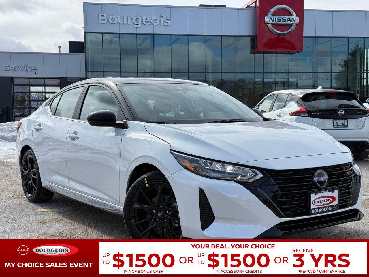New 2025 Nissan Sentra SR CVT for sale in Midland, ON