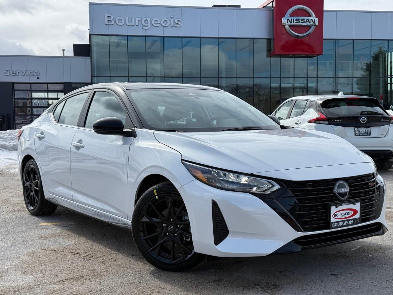 <p>Were thrilled to share that <strong>Nissan has been named the #1 mass market brand in initial quality</strong> by the <strong>J.D. Power 2025 U.S. Initial Quality Study</strong>! This industry-leading recognition confirms what our customers already know  when you choose <strong>Nissan</strong>, youre choosing exceptional craftsmanship, innovative technology, and dependable performance from day one.</p><p>At <strong>Bourgeois Midland Nissan</strong>, were proud to offer a full lineup of award-winning models like the <strong>Nissan Rogue</strong>, <strong>Altima</strong>, <strong>Pathfinder</strong>, and <strong>Frontier</strong>  vehicles that consistently deliver on quality, comfort, and reliability.</p><p>Ready to experience the Nissan difference? Visit our Midland dealership today and discover why more Canadians are driving home in a Nissan.</p> <p>Experience the perfect blend of performance, style, and technology with this new 2023 Nissan Sentra SR in a sophisticated White finish. It offers great handling with its front-wheel drive configuration and is powered by a robust 2.0L 4-cylinder engine, seamlessly linked to an automatic transmission for a driving experience that is both responsive and smooth.</p> <p>The Sentra SR stands out with its sleek, aerodynamic sedan design complemented by modern alloy wheels and a captivating sunroof/moonroof. Inside, youll find comfort and luxury in every element. The interior boasts heated front seats and a leather-wrapped steering wheel that promises a touch of elegance and cozy feel to the driving experience. Added convenience comes with features such as power windows, keyless entry, and a sophisticated heated steering wheel.</p> <p>This Sentra is not only stylish but also smartly equipped with advanced technology. It includes a backup camera, smart device integration, and Bluetooth connection for ease of use and connectivity on the road. Safety is enhanced with options like lane assist, parking sensors, and adaptive cruise control designed to make each journey as secure as possible. With brake assist and heated mirrors as standard, every drive is safe and enjoyable.</p> <p>If you're an urban explorer or a daily commuter in need of a reliable, stylish, and technologically advanced sedan, this Nissan Sentra SR is designed for you. Dont miss the opportunity to make this standout vehicle yourscontact our dealership today to schedule a test drive and get more information about your new favorite car!</p> <p><strong>Why Choose the Bourgeois Auto Group?</strong></p><p>For 80 years, Bourgeois Auto Group has been delivering exceptional automotive experiences. Our factor trained teams work to ensure you receive the shopping experience you deserve; whether you're looking for a new or new-to-you vehicle.</p><p>Shop 24/7 with our online showroom and chat service, ensuring convenience every step of the way. No hidden fees, full disclosure, and every pre-owned vehicle comes with a Carfax® report for peace of mind.</p><p>We offer a wide selection of pre-owned vehicles, all competitively priced using real-time market data. Get the best deal on your purchase and trade-in with our free Live Market Analysis report.</p><p>Looking to sell your car? We buy any make or modelno purchase required. Our simple to use online trade valuation tool will provide you with a clear, transparent selling experience whether you buy our car or not.</p><p>Backed by hundreds dedicated employees across 4 convenient locations, were here to meet all your automotive needs. Visit us in Midland or Parry Sound and explore our inventory or schedule your next service today.</p> <p><strong>Financing Your Next Vehicle with Bourgeois Midland Nissan:</strong></p><p>At Bourgeois Midland Nissan, we make financing your next vehicle simple and stress-free! Our team works with trusted lenders to find flexible options tailored to your budget. Drive away with confidenceapply today!</p><p>Take advantage of our online pre-qualification tool, backed by Equifax and TD Bank to find the payment that works for you. Simply <a href=https://www.bourgeoisnissan.com/pre-qualify-for-financing/ rel=nofollow><strong>CLICK HERE</strong></a> to use our secure online credit tool with no impact to your credit.</p>