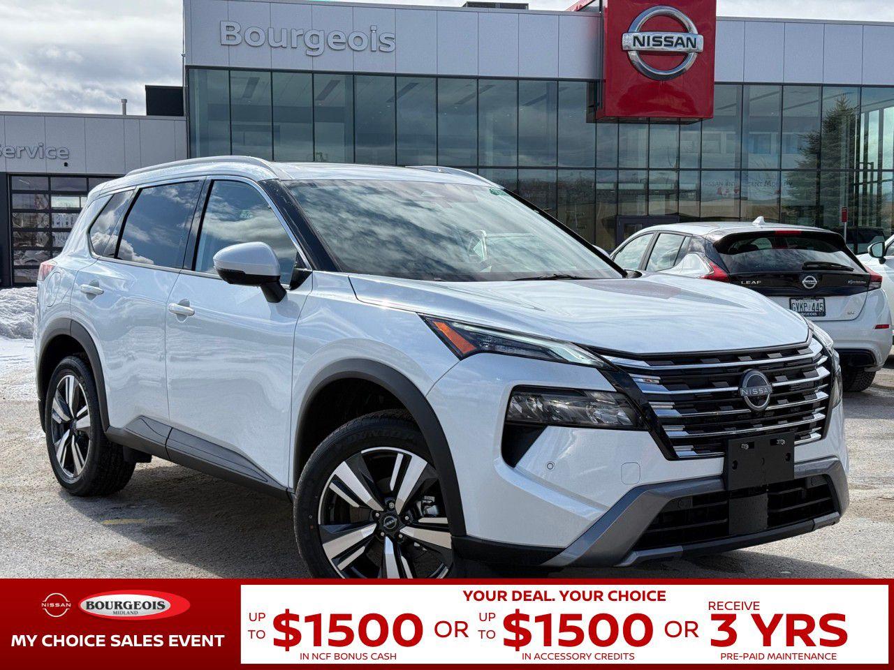 New 2025 Nissan Rogue AWD SV Moonroof for sale in Midland, ON