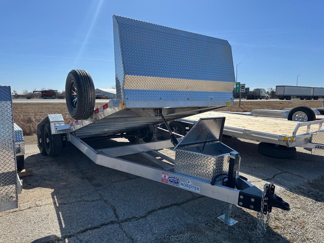 2025 Nordtek Car & Equipment Hauler Tilt 82" x 20' Nordtek Tilting Car & Equipment Hauler Photo4