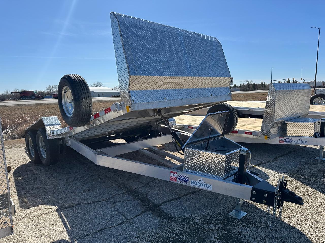 2025 Nordtek Car & Equipment Hauler Tilt 82" X 18' Nordtek Tilting Car & Equipment Hauler Photo4
