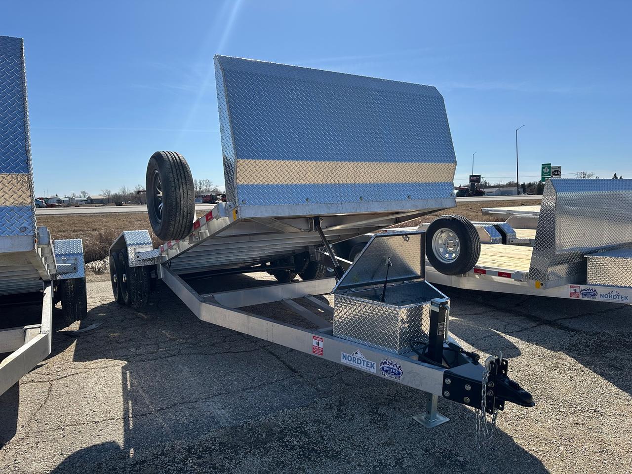 2025 Nordtek Tilting Open Deck 82" x 20' Nordtek Tilting Car & Equipment Hauler Photo5