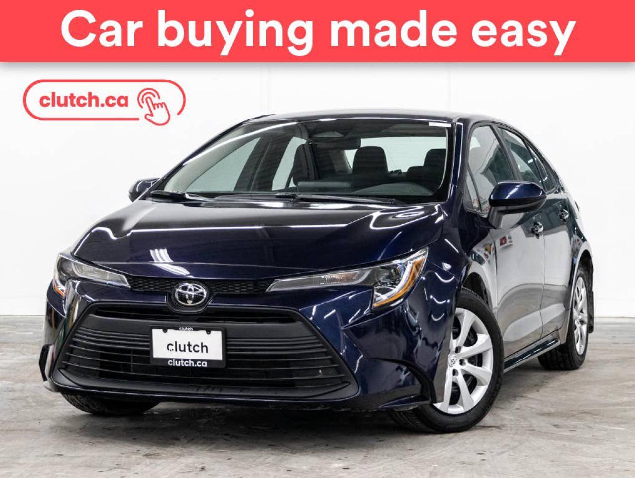 Used 2024 Toyota Corolla LE w/ Apple CarPlay & Android Auto, Rearview Cam, Climate Control for sale in Toronto, ON