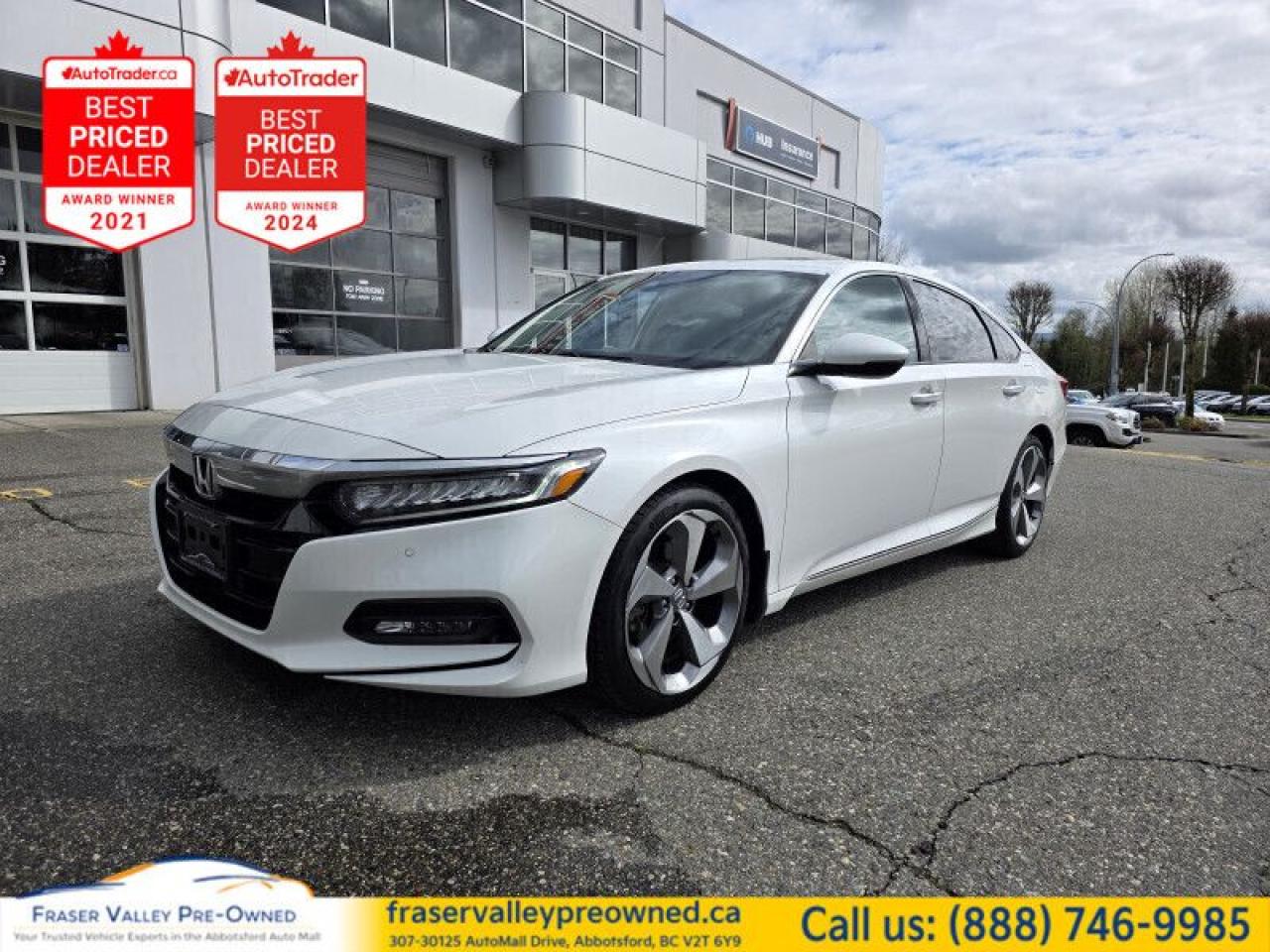 Used 2019 Honda Accord Sedan Touring CVT  Local, One Owner, Loaded! for sale in Abbotsford, BC