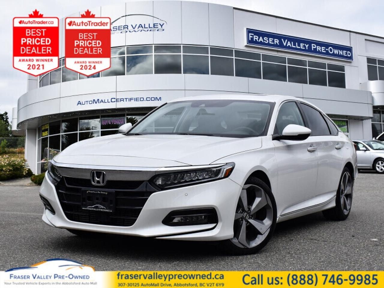 Used 2019 Honda Accord Sedan Touring CVT  Local, One Owner, Loaded! for sale in Abbotsford, BC