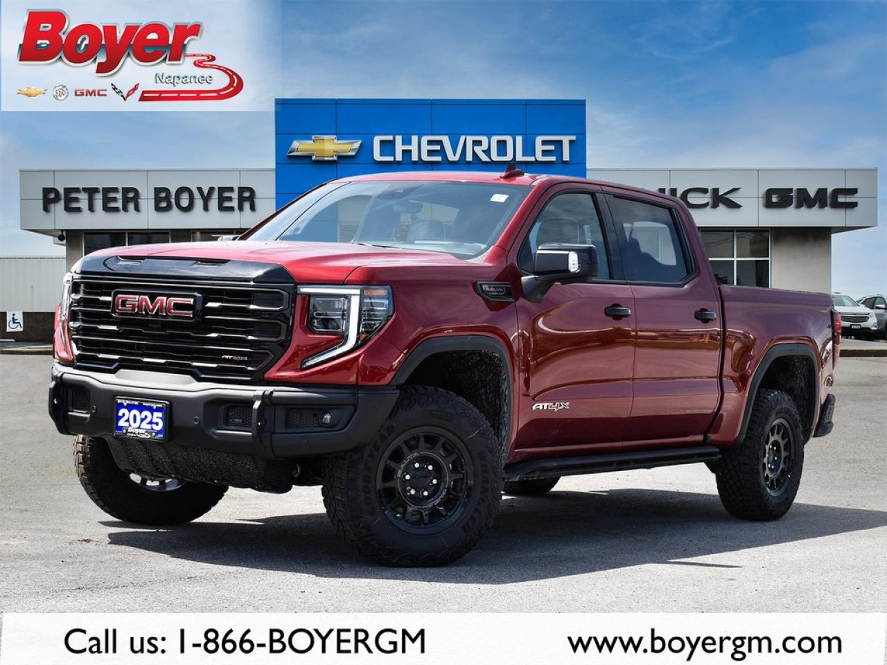 New 2025 GMC Sierra 1500 Crew Cab Short Box 4-Wheel Drive AT4X for sale in Napanee, ON