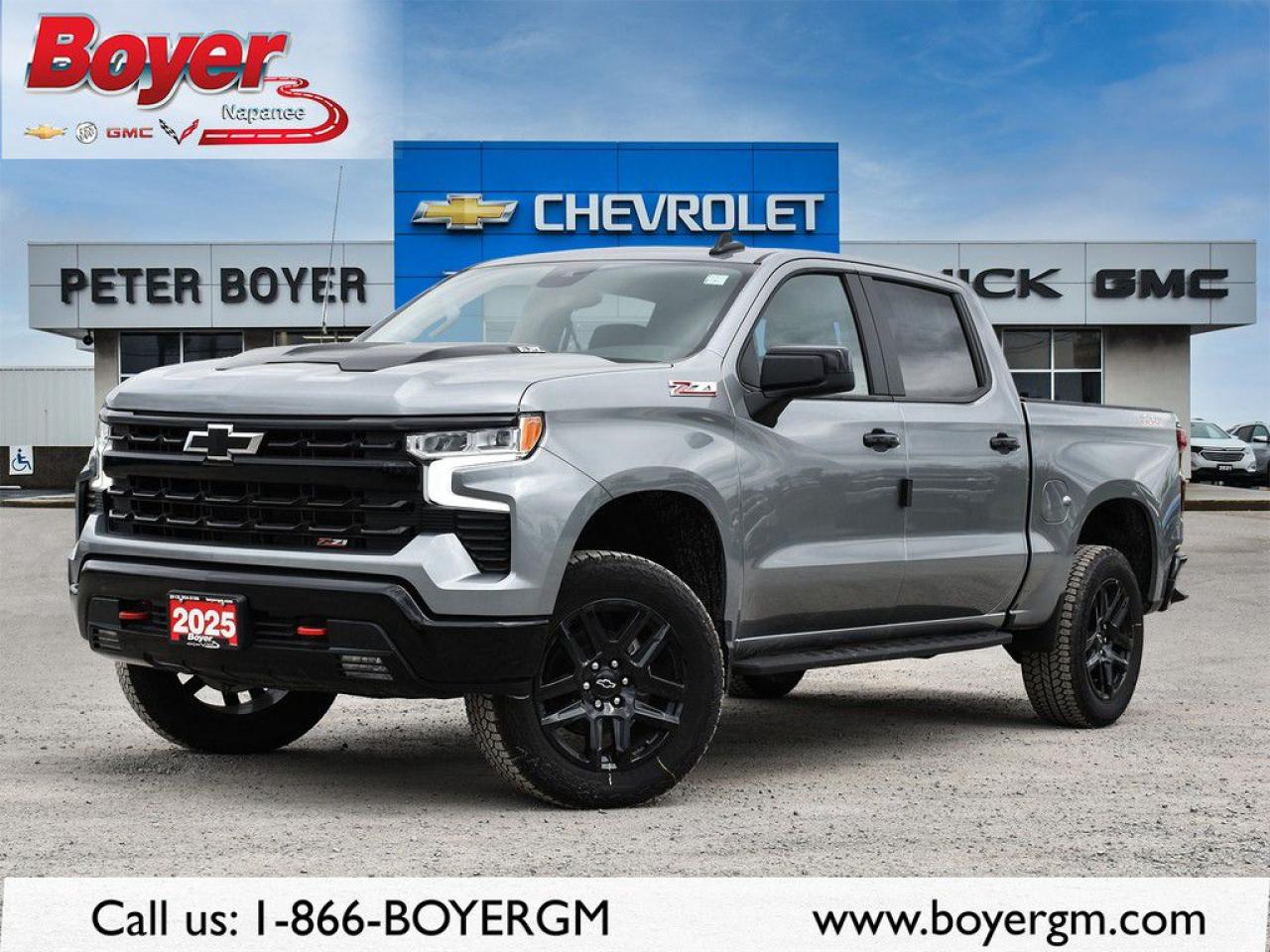 New 2025 Chevrolet Silverado 1500 Crew Cab Short Box 4-Wheel Drive LT Trail Boss for sale in Napanee, ON