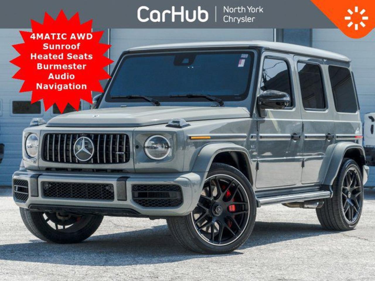 New 2023 Mercedes-Benz G-Class AMG G 63 4MATIC Sunroof Heated Seats Burmester Audio Navigation for sale in Thornhill, ON