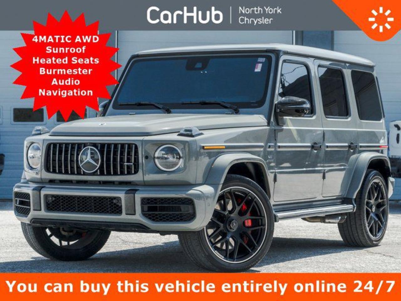 New 2023 Mercedes-Benz G-Class AMG G 63 4MATIC Sunroof Heated Seats Burmester Audio Navigation for sale in Thornhill, ON