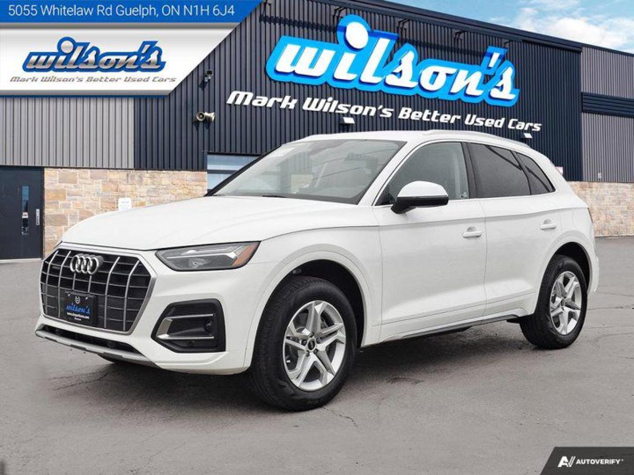Used 2021 Audi Q5 Komfort 45 Quattro | Leather | Heated Seats | Power Seat | Rear Camera | Alloy Wheels and More ! for sale in Guelph, ON