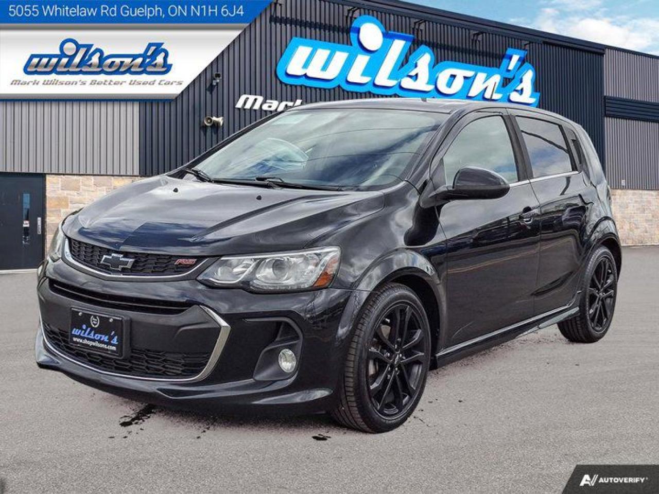 Used 2018 Chevrolet Sonic Premier 1.4L Turbo | Heated Seats | Leatherette Seats | Apple CarPlay & Android Auto | New Tires | for sale in Guelph, ON
