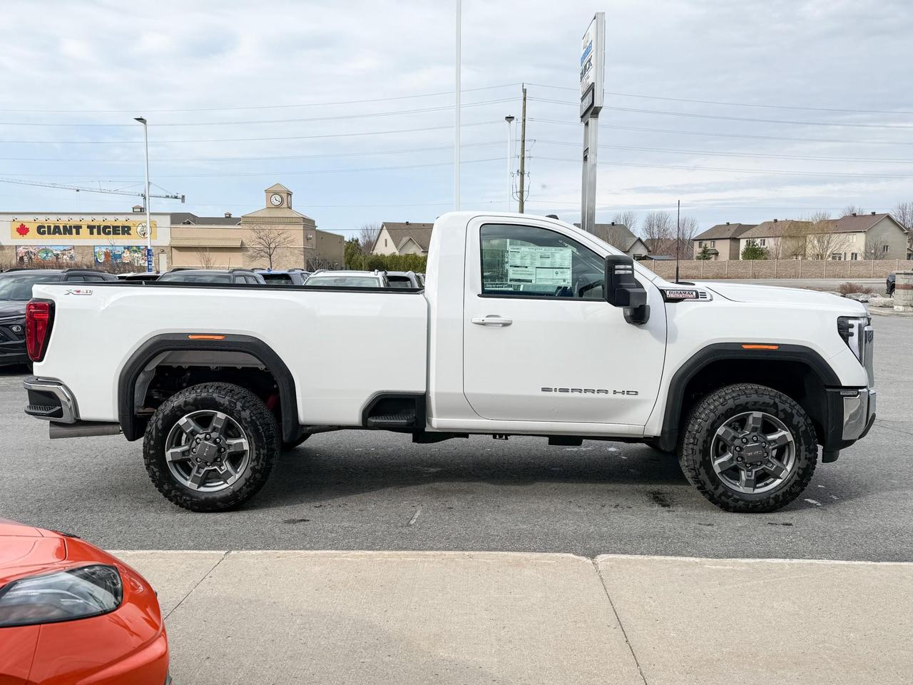 2025 GMC Sierra 3500 HD SLE 6.6L V8 DURAMAX WITH REMOTE START/ENTRY, HEATED SEATS, HEATED STEERING WHEEL, CRUISE CONTROL, VINYL FLOORING, HD REAR VISION CAMERA, APPLE CARPLAY AND ANDROID AUTO Photo