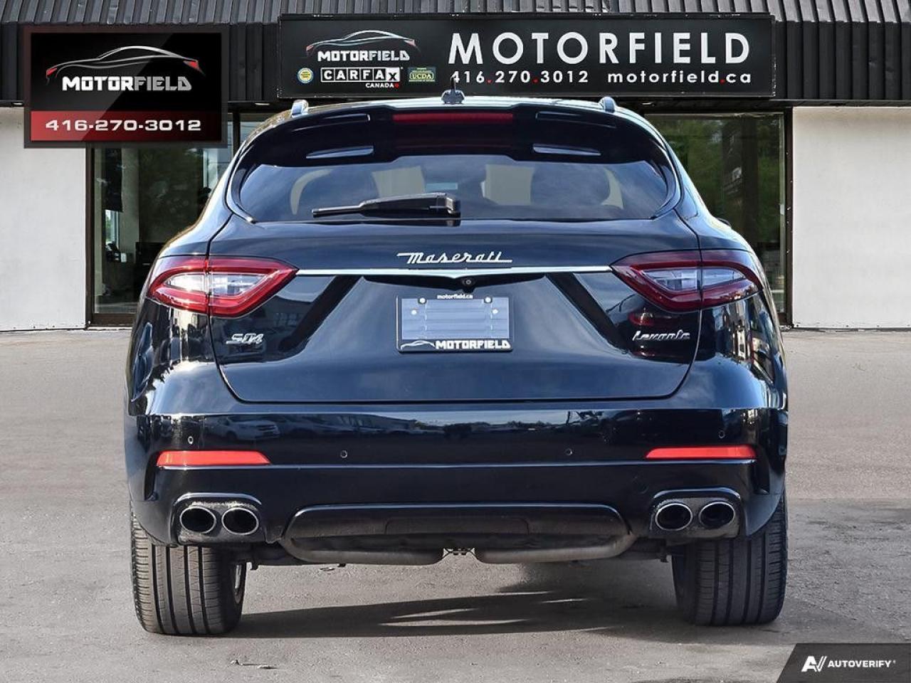 2018 Maserati Levante S GranSport AWD *Accident Free, 20" Nero Wheels, Black/Red* Photo4