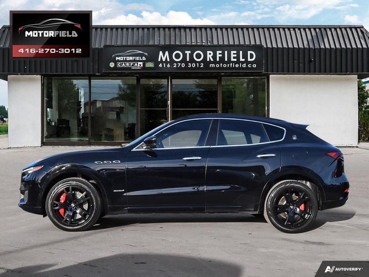 2018 Maserati Levante S GranSport AWD *Accident Free, 20" Nero Wheels, Black/Red* Photo2