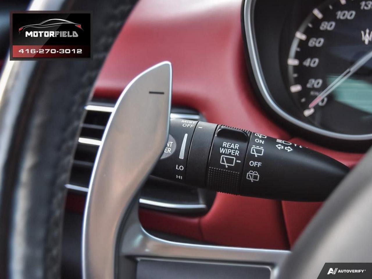 2018 Maserati Levante S GranSport AWD *Accident Free, 20" Nero Wheels, Black/Red* Photo