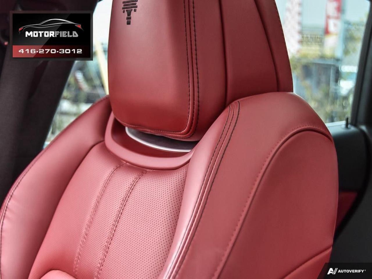 2018 Maserati Levante S GranSport AWD *Accident Free, 20" Nero Wheels, Black/Red* Photo